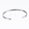 304 Stainless Steel Inspirational Cuff Bangles BJEW-K173-14P-3