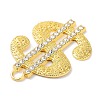 Alloy Rhinestone Pendants ALRI-S001-06-2