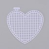 DIY Heart Plastic Canvas Shapes DIY-TAC0006-93-1