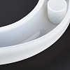 DIY Curved Line C Shape Candlestick Silicone Molds DIY-E040-02-5