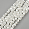 Electroplate Glass Beads Strands EGLA-A034-J8mm-A08-1