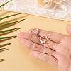 Brass Leverback Earring Findings EJEW-TAC00033-7