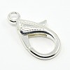 Tibetan Style Alloy Lobster Claw Clasps PALLOY-O027-S01-1