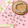 50Pcs 10 Styles Tibetan Style Alloy Spacer Beads FIND-CJ0001-57-3