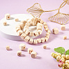 Craftdady 400Pcs 4 Style Natural Wooden Beads WOOD-CD0001-14-7