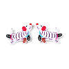 Printed Opaque Resin Beads RESI-N043-04A-3