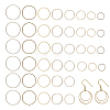 240Pcs 8 Style Brass Linking Rings FIND-CA0006-05AB-1