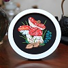 DIY Mushroom Pattern Embroidery Starter Kits DIY-L068-01B-1