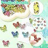 UV Plating Leopard Print Pattern Opaque Acrylic Beads OACR-CJZ0001-03-3