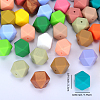 Hexagonal Silicone Beads SI-JX0020A-93-2