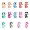 14Pcs 7 Colors Food Grade Eco-Friendly Silicone Beads SIL-CA0002-29-1