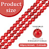 2 Strands Dyed Synthetic Turquoise Beads Strands G-ME0001-41-2