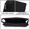 Rectangle Felt Purse Organizer Insert DIY-CO0001-11B-02-4