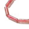 Natural Strawberry Quartz  Beads Strands G-D464-43-3