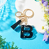 1Pc Resin Letter Keychains KEYC-TADJ0001-09B-4