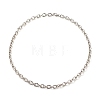 304 Stainless Steel Cable Chains Necklace for Men Women NJEW-JN03892-02-1