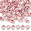 Opaque Acrylic Beads OACR-YW0002-07A-02-1