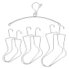 7Pcs 4 Styles Stainless Steel Sock Stretchers AJEW-UN0003-38A-1
