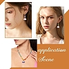12Pcs 6 Colors Alloy Rhinestone Pendants FIND-YW0011-79-6