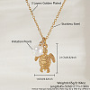 Ocean 204 Stainless Steel Sea Animals Pendant Cable Chain Necklaces for Women WG5B3FA-03-1