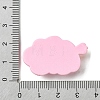 Pink Theme Opaque Resin Decoden Cabochons RESI-C045-06B-3
