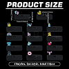 14Pcs 14 Styles Acrylic Jewelry Display Cards for Newborn CDIS-FG0001-65-2