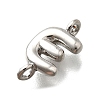 Brass Connector Charms KK-P295-01P-E-2