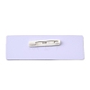 Plastic Blank Name Badge ID Tag with Iron Pins KY-D024-01A-4