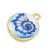 Printed Brass Pendants KK-CBAF4A6-01G-05-2