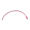 Baking Paint Stainless Steel Cable Wire Keychain AJEW-WH0413-15S-2
