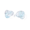 Handmade Foil Glass Beads FOIL-N029-09F-3