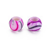 Opaque Acrylic European Beads MACR-S308-07A-2