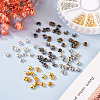 480Pcs 6 Colros Iron Crimp Beads Covers IFIN-PJ0001-01-14