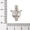 Alloy Bead Cage Pendants FIND-M012-01J-P-3