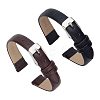 2 Sets 2 Colors Leather Textured Watch Bands AJEW-FG0003-83-1