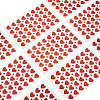 Heart Plastic Stickers DIY-TADJ0002-006B-3