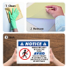 5Pcs Waterproof PVC Warning Sign Stickers DIY-WH0237-028-4