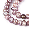 Natural Cultured Freshwater Pearl Beads Strands LS-PEAR-N013-05O-02-4