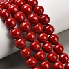 Natural Mashan Jade Round Beads Strands G-D263-10mm-XS31-1