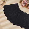 3Yards Cotton Embroidery Flower Pattern Ribbon OCOR-MA0001-83A-4