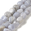 Natural Blue Lace Agate Beads Strands G-NH0017-B05-01-1