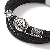 Braided Microfiber Leather Multi-strand Bracelets BJEW-B096-02A-2