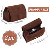 Microfiber Packing Button Bags ABAG-WH0038-51F-2