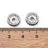 304 Stainless Steel Rhinestone Spacer Beads RB-CBA18B7-01P-11-3