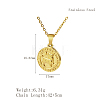 Stylish Stainless Steel Lion Pendant Necklaces for Women TW3912-1-1