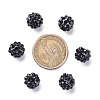 Chunky Resin Rhinestone Beads X-RESI-M019-32-5