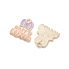 Easter Alloy Enamel Pendants ENAM-I055-01KCG-07-2