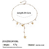 Ocean 304 Stainless Steel Imitation Pearl Long Tassel Pendant Necklaces for Women WGE0621-01-2