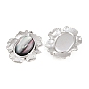 Natural Shell Oval Pendants STAS-Z202-13P-2