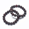 Natural Brecciated Jasper Bead Stretch Bracelets BJEW-K212-A-040-1